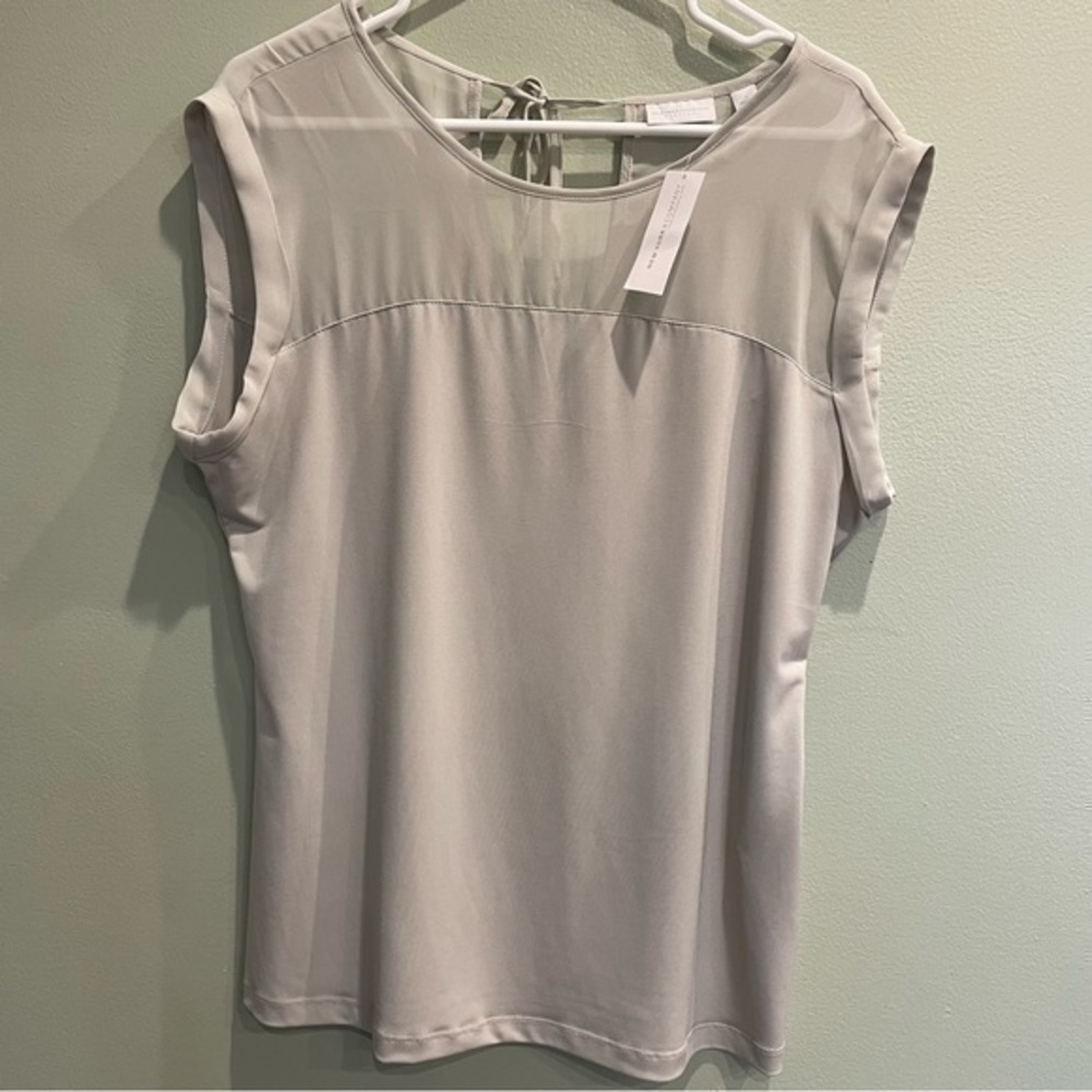 Blouse NY&C size large women’s dress shirt large short sleeved blouse